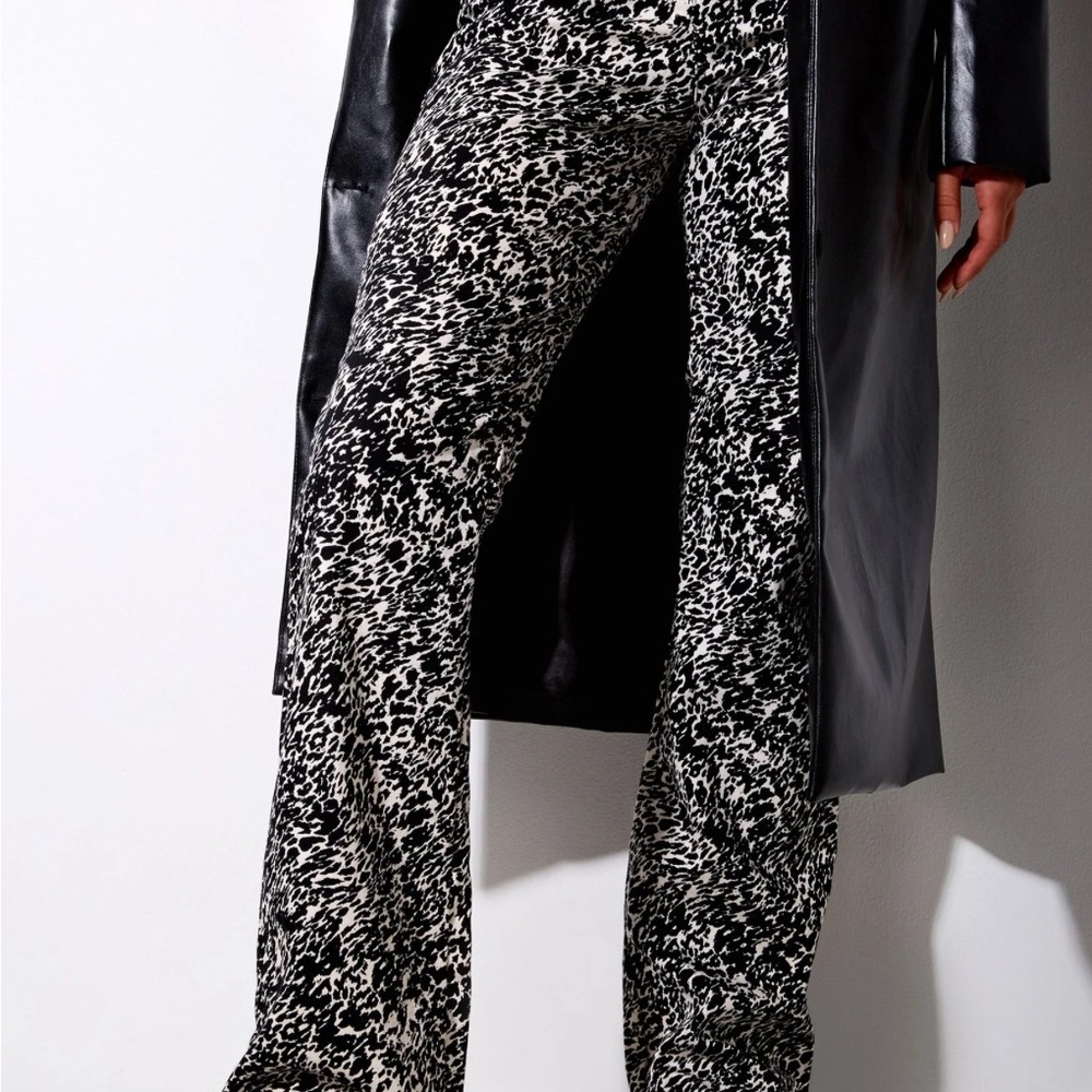 Motel Rocks Monochrome Flare Pants